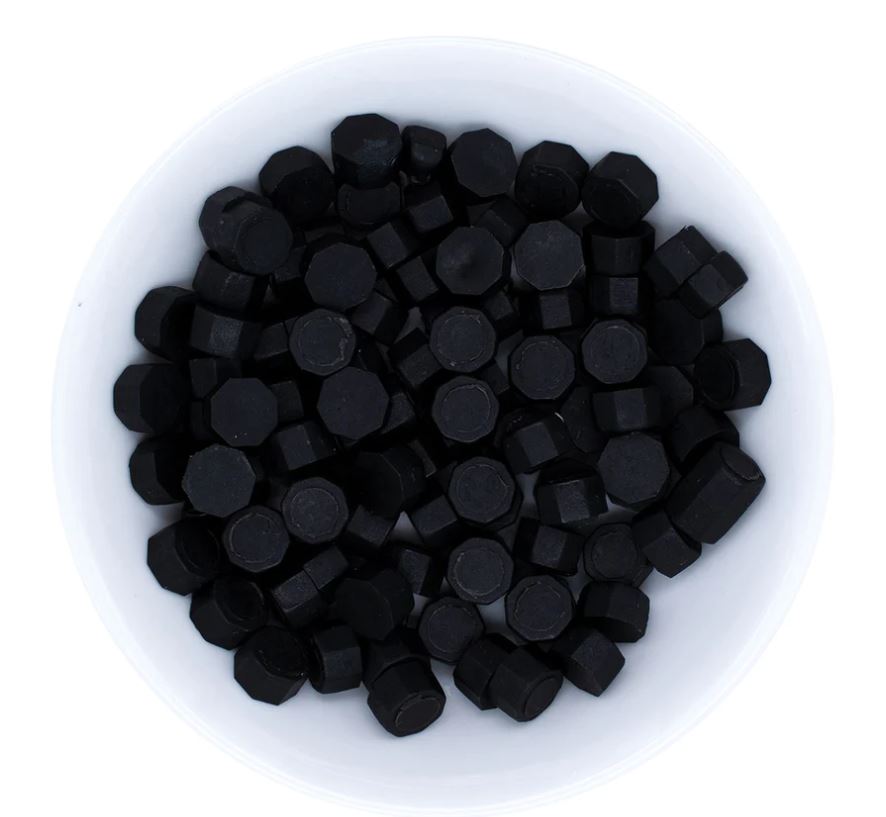Spellbinders Sealed Black Wax Beads