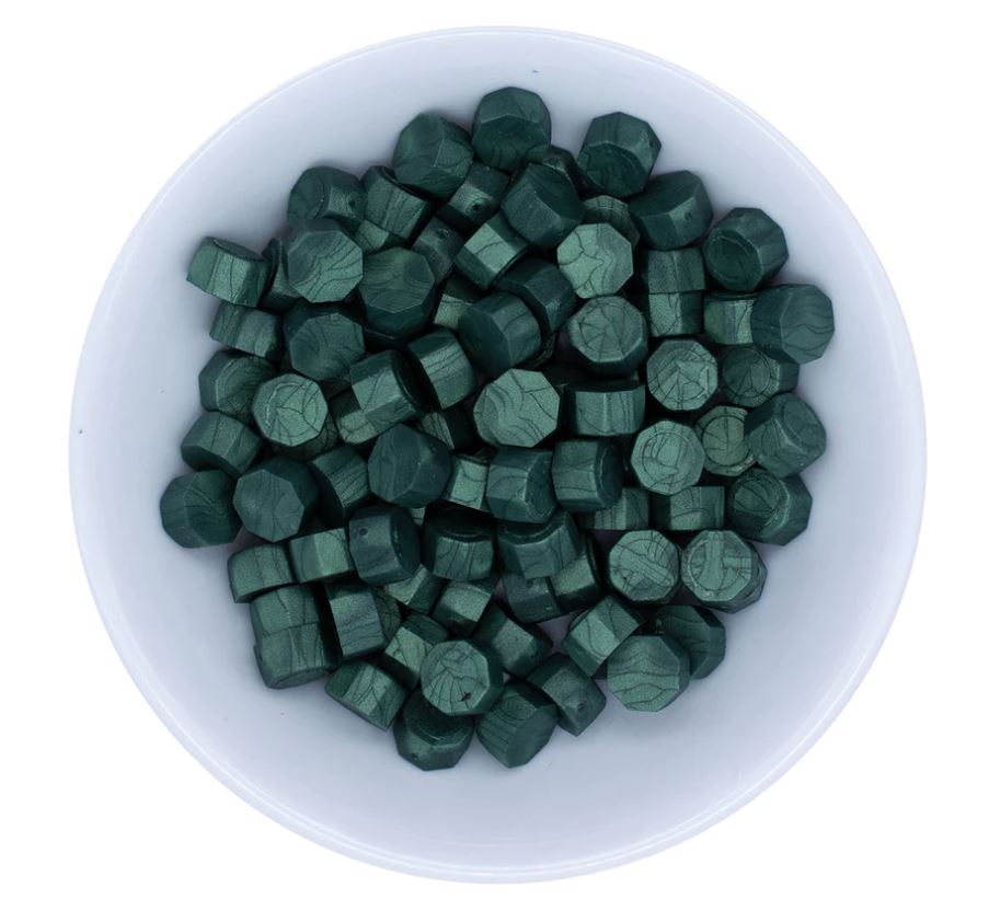 Spellbinders Green Wax Beads